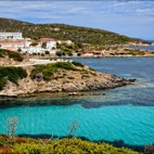 Breve tratto di costa dell'Asinara antistante il villaggio di Cala d'Oliva