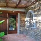 Porta di ingresso della villa