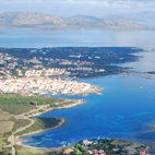 Vista aerea della zona