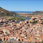 Panorama del borgo medievale di Bosa