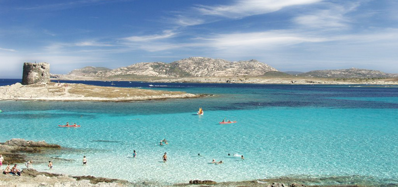 Il mare de La Pelosa e l'Asinara