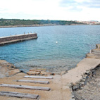 Il molo d'ormeggio protetto di Villa del Mar