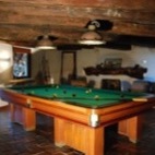La sala biliardo di Villa del Mar