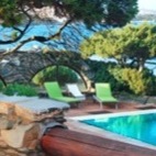 La grande piscina di Villa del Mar